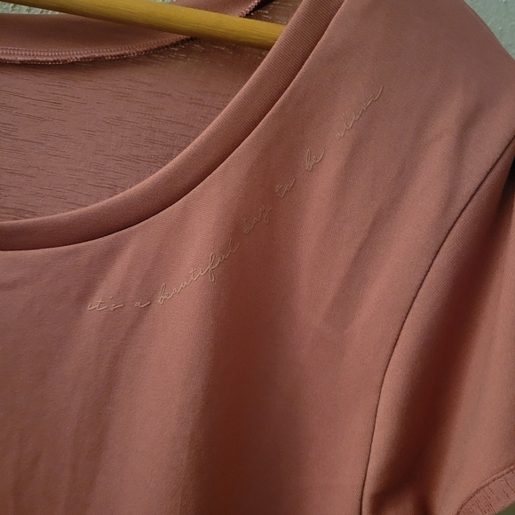 Gymshark Whitney Longline Workout Tee Pink Haze Size Small - Picture 4 of 8